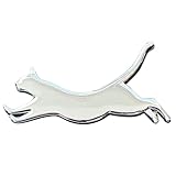 車 エンブレム 猫 カーステッカー 合金製 3MVHBテープ採用 メタルステッカー EK0008