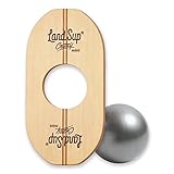 LandSup® Crazy mini ランドサップ バランスボード 体幹トレーニング 木製 オフトレーニング ダイエット (Stringer)