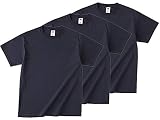 FRUIT OF THE LOOM 日本人向け仕様 T-shirt 3pc SET（フルーツオブザルームTシャツ3枚組）BLACK Sサイズ