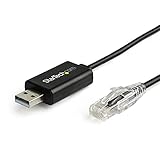 StarTech.com RJ45-USB Cisco互換コンソールケーブル 1.8m Cisco/Juniperなど多くの機器に対応 Windows/Mac/Linux対応 ICUSBROLLOVR