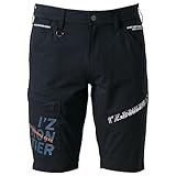 [アイズフロンティア] パウダー エアー ストレッチ ハーフパンツ 5304 作業服 S 5ブラック