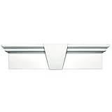 Buildersエッジ060010933117 33 5 / 8 " x 9 "フラットパネルウィンドウヘッダー117、明るいホワイト