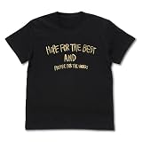 【公式】二次元コスパ ガールズバンドクライ 井芹仁菜の「HOPE FOR THE BEST」Tシャツ BLACK Lサイズ