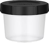 サーモス 保存容器 Myフードコンテナー 丸型 500ml ブラック KC-RA500 BK