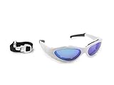 Real Kids Shades 712XTRCVWHT Xtreme Convertible Foam-backed Sports Frame with convertible temples to
