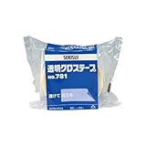 透明クロステープ＃７８１　幅５０ｍｍ×長さ５０ｍ　品番：N781T03　注文番号：62317870　メーカー：積水化学工業
