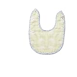 Bijoux & Bee(ビジュー&ビー) ガーゼとお花のビブ<日本製> ミント