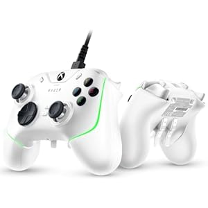 Razer Wolverine V2 Chroma (White) PC&XBOX用コントローラー メカタクタイル アクションボタン 方向キーのボタン割り当て可能 6つのマルチファンクションボタン 集中連射 Choma Windows10/Xbox One/Xbox Series X|S/PC対応 【日本正規代理店保証品】 RZ06-04010200-R3M1