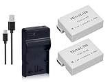 NinoLite 4点セット LP-E8 互換 バッテリー 2個 +USB型 充電器 +海外用交換プラグ dc99lpe8x2_t.k.gai