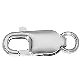 新宿銀の蔵 ロブスター 金具 16.1mm シルバー925 1個売り バラ売り クラスプ カニカン 留め金具 留め具 エンドパーツ カスタム シンプル