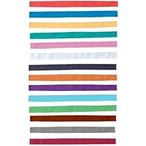 Amazon.co.jp: 運動会用品 はちまき10本セット 幅4cm ×長さ1.1m 保育