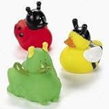 12 Insect Rubber Duckies [並行輸入品]