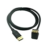 90 度 DisplayPort 1.4 ケーブル 8K 4K HDR 165Hz 60Hz ディスプレイポートアダプタビデオ PC TV DP 1.4 ディスプレイポートケーブル 1 メートル 3 メートル (Color : Up Angled, Size : 1.5m)