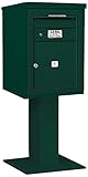 Salsbury Industries 3406s-01grn 4 C Pedestalメールボックス、グリーン