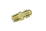 ノーブランド品　 ホース継手 45°フレアコネクター　両口1/4" OD x 1/4" Male NPT　 ５個入り