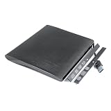 USB 3.0 外付けBD DVD CDプレーヤー/バーナー光学ドライブエンクロージャハウジングケース、ノートパソコン、デスクトップ、ノートブック、PC、コンピューター、内蔵9.5、9.0mmトレイ、SATAドライブ、スーパースリムODDキャディキット、ブラック。, 95LSCaseBUS00