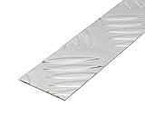 1197 ｱﾙﾐ平板縞目柄　AP40×2000mm 光モール