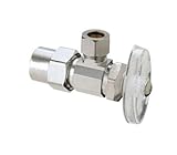 Brasscraft PR19X C Angle Stop 1/2 Cpvc X 3/8 Comp Lead Free Chrome Plated by BrassCraft
