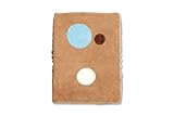 Baby Boum Cotton Rich Cacao Brown Changing Mat Cover with Bubbles Appliqu? Design by Baby Boum