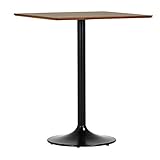 arne カフェテーブル ハイテーブル 正方形 机 リビング ダイニング UT-750H･H カウンターテーブル ウォールナット