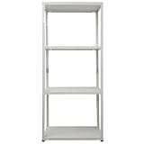 KTJ-70 1884 幅80×奥行40×高さ180cm 4段 ホワイト 70㎏/段