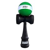 ラングスジャパン(RANGS) ラングスけん玉 グリーン 木製ブナ 予備糸 糸通し付き 6歳から KENDAMA