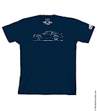73rs " Nicolas Hunziker Navyポルシェtee-shirt by Nicolas Hunziker L