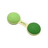 green sprouts Cornstarch Dumbbell Rattle, Green [並行輸入品]