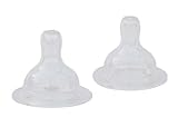 Sanrio Hello Kitty Baby Bottle Silicone Nipples 3+ months (For Use with Wideneck Poplypropylene Bott