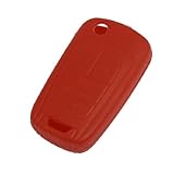 uxcell キーホルダー　リモコン キーカバー 　キーケース　レッド　 車　シリコーン　Buick LaCrosse対応