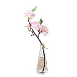 プリザーブドフラワー　ガラス花器付き　ポット　花瓶　透明感　インテリア　フラワーアレンジメント　フェイク　置物　雑貨　飾り付け　人工　鉢花　オシャレ　エレガント　ギフト　プレゼント