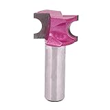 uxcell　ルータービットツール　ダブルフルート　超硬　ブルノーズ　ハーフラウンド　１２．７×９．５２ミリ