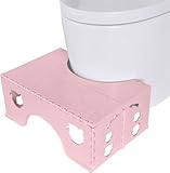 VECELO トイレ踏み台 折り畳み 踏み台 子供トイレトレーニング 高さ18cm ステップ 補助便座 子供から大人まで適用 多機能 便秘解消 座り姿改善 ベビー用 足置き台 収納便利 持ち運び 滑り止め ピンク