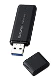 エレコム 外付けSSD 250GB ポータブル USB 5Gbps / USB3.2（Gen2）対応 小型 キャップ式 ブラック ESD-EMC0250GBK