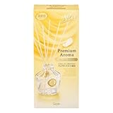 お部屋の消臭力 プレミアムアロマ スティック 部屋用 イノセントシフォン 本体 50ml ディフューザー 玄関 ルームフレグランス 消臭 芳香剤