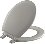 KOHLER K-4716-T-K4 Triko Round-front Molded-Wood Toilet Seat, Cashmere [並行輸入品]