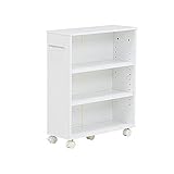 マガジンラック （キャスター付き） ホワイト ＳＩｓｉＲＣＣ33102144ＷＨ-Ｌ