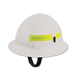 ERB 19351 Americana Wildlands Full Brim Hard Hat with Slide Lock, White by ERB