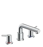 Hansgrohe 72415 Talis Sデッキマウントローマンタブ蛇口トリムwithメタルレバー手、 72415001