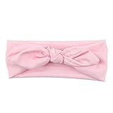 Tonsee ベビー ヘッドバンド かわいい ウサギの耳 写真撮影 小道具 髪飾り 伸縮性の布 ヘアバンド ヘッドスカーフ