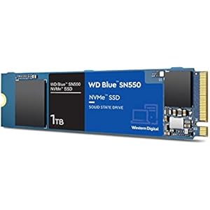 Western Digital ウエスタンデジタル 内蔵SSD 1TB WD Blue SN550 (読取り最大 2,400MB/秒) NVMe WDS100T2B0C-EC 【国内正規代理店品】