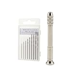 Fenteer ドリルビット　ハンドドリル 　ピンバイス　穿孔　彫刻　穴あけ　 木工　DIYツール　 精密作業　修理用具　11点セット　