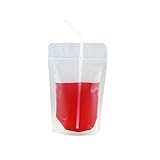 価格/ 50個Aspire Frosted Ziplock stand-upジュースPouches , 4 mil、複数のサイズ( 4oz、8オンス、13oz、FDA準拠 One size ER003