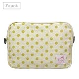 ポーチェ(pouche) 消臭ポーチ ショルダーベルト付き 水玉大 (カナリアドット)