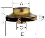 Armstrong Pumps 812961-041 Circulating Pump Impeller [並行輸入品]