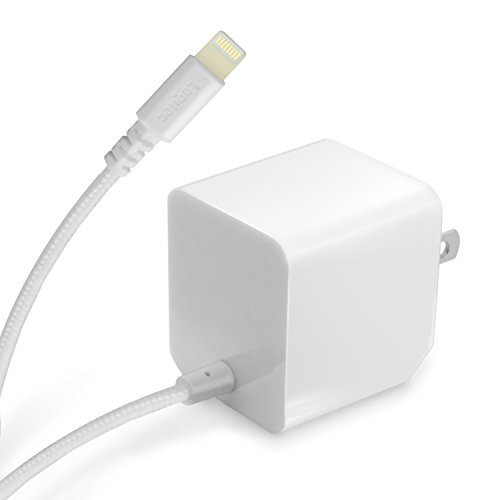ロジテック 充電器 ACアダプター 【iPhone&iPad対応 APPLE認証品】 ライトニングケーブル一体型 1.5m 2.4A出力 CUBE型 高耐久設計 ホワイト LPA-ACLAC158SWHの表紙