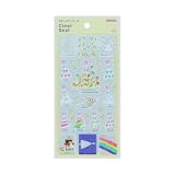 サンスター文具(Sun-Star Stationery) わたしのワンピース 西巻茅子 グッズ シール ぷっくり クリア イエロー S8820015
