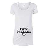 Future Oaklandファン女性のマタニティTシャツ US サイズ: S カラー: ホワイト