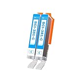 Canon用 キャノン 互換 インク 381 BCI-381XL Canon用 インク 381 C シアン 2本セット対応機種:PIXUS TS6130 TS6230 TS6330 TS7430 TS7330 TR7530 TR8530 TR8630 TR9530 TR703 TS8130 TS8230 TS8330 TS8430 【大容量/残量表示/個包装/安心三年保障付き】