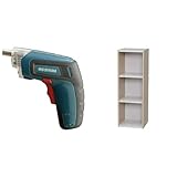 『電動ドライバー 充電式 RD110-G グリーン』と『ラック スペースユニット 幅30×奥行29×高さ88cm ホワイト/ライトメープル UB-9030』のセット